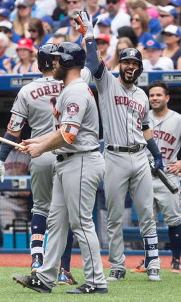 Correa, Altuve, Astros batter Blue Jays 19-1 for 60th win (Jul 09, 2017)
